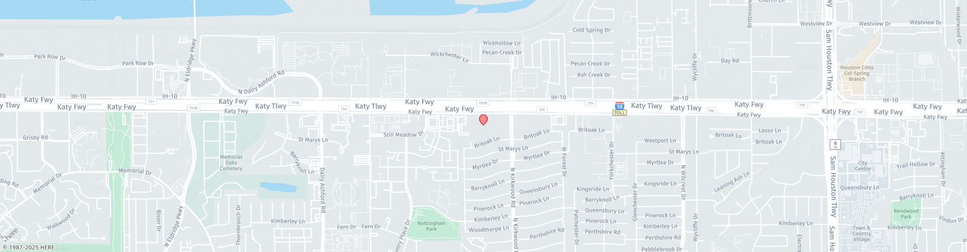 Location Map: 11757 Katy Fwy Houston, TX 77079