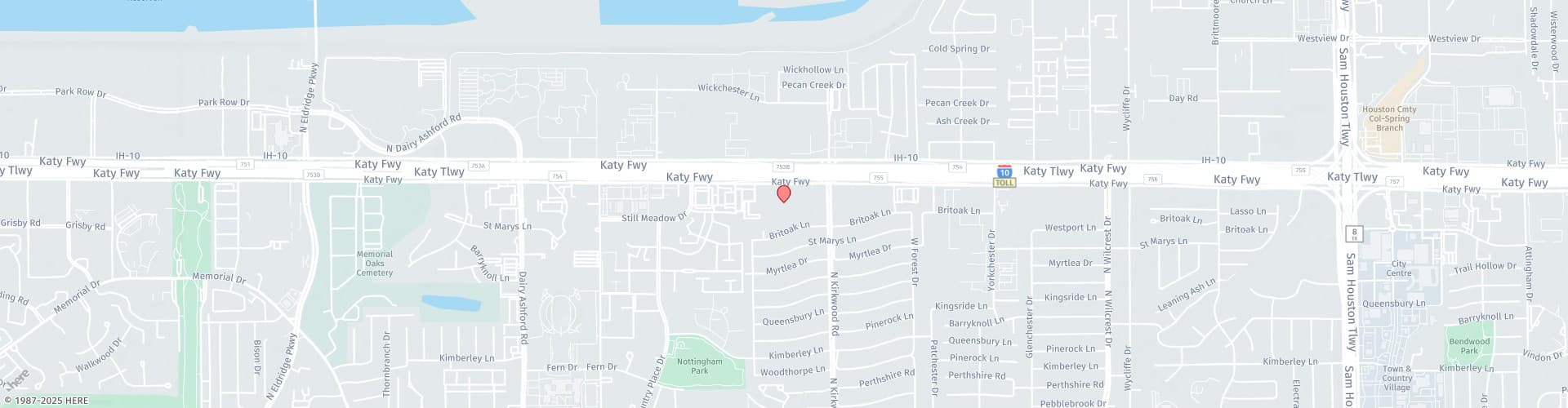 Location Map: 11757 Katy Fwy Houston, TX 77079